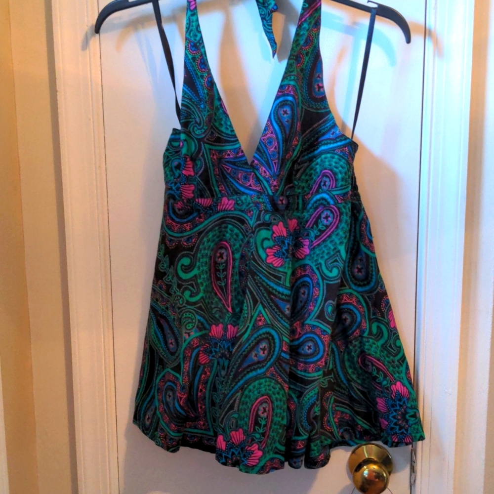 Paisley halter top